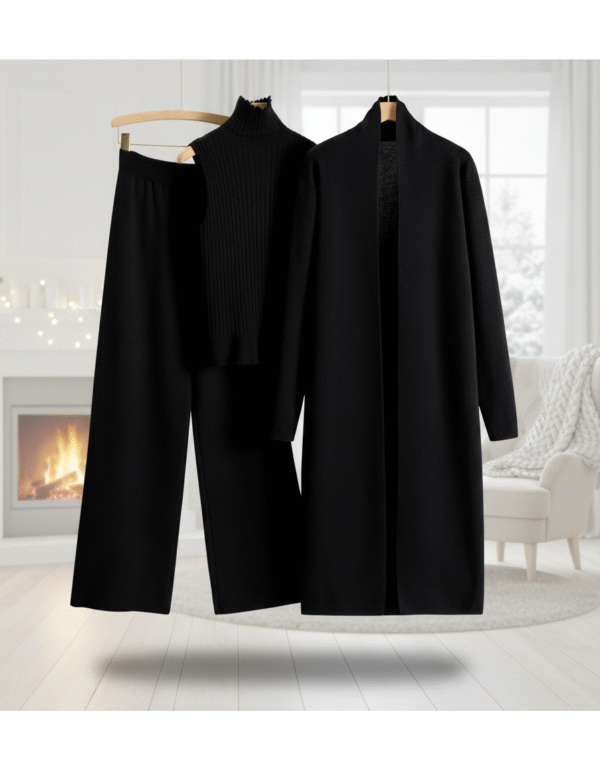 le trio minimaliste noir