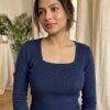 square neck ribbed crop top
